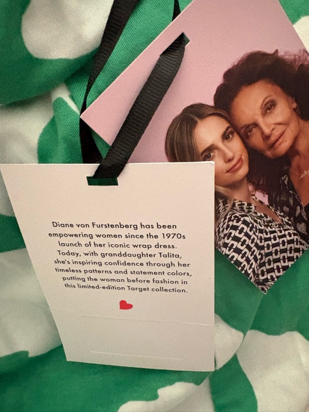 Diane Von Furstenberg for Target Green and White Halter Jumpsuit NWT - Picture 9 of 10